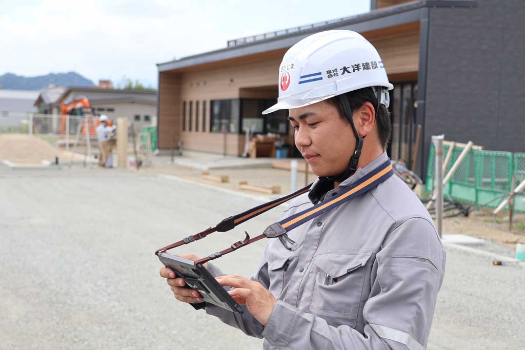 北島生輝さんの仕事の様子